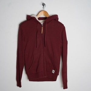 Wanakome Women's Luna Faux Fur Mulberry Full Zip Hoodie Size Small